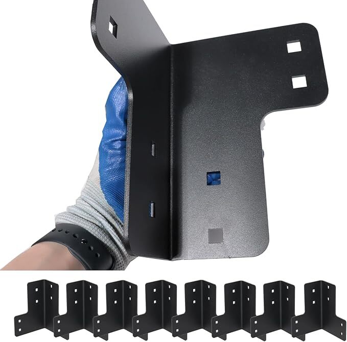 Heavy Duty Workbench Bracket Kit - 8 PCS 4mm/5mm Garage Legs for DIY Shop Table gallery