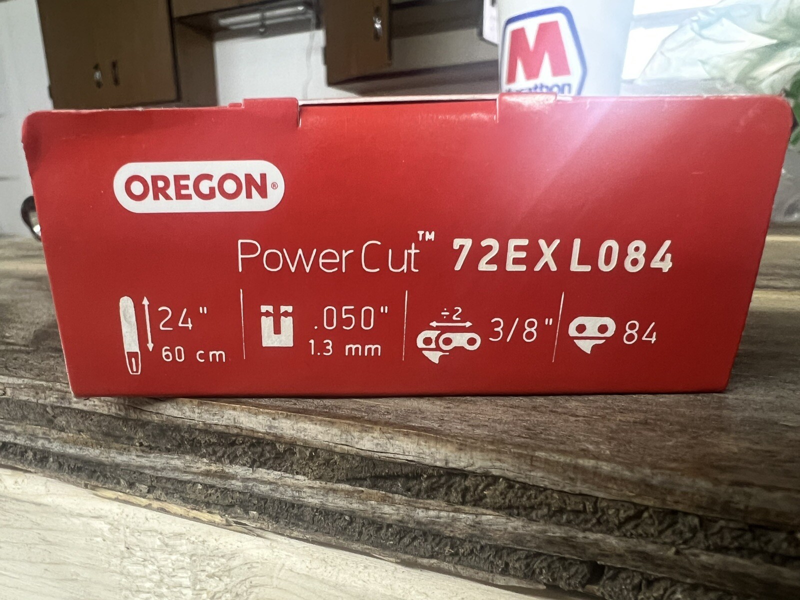Oregon Powercut 24" 3/8" .050 84DL Full Chisel Chain 72EXL084G gallery