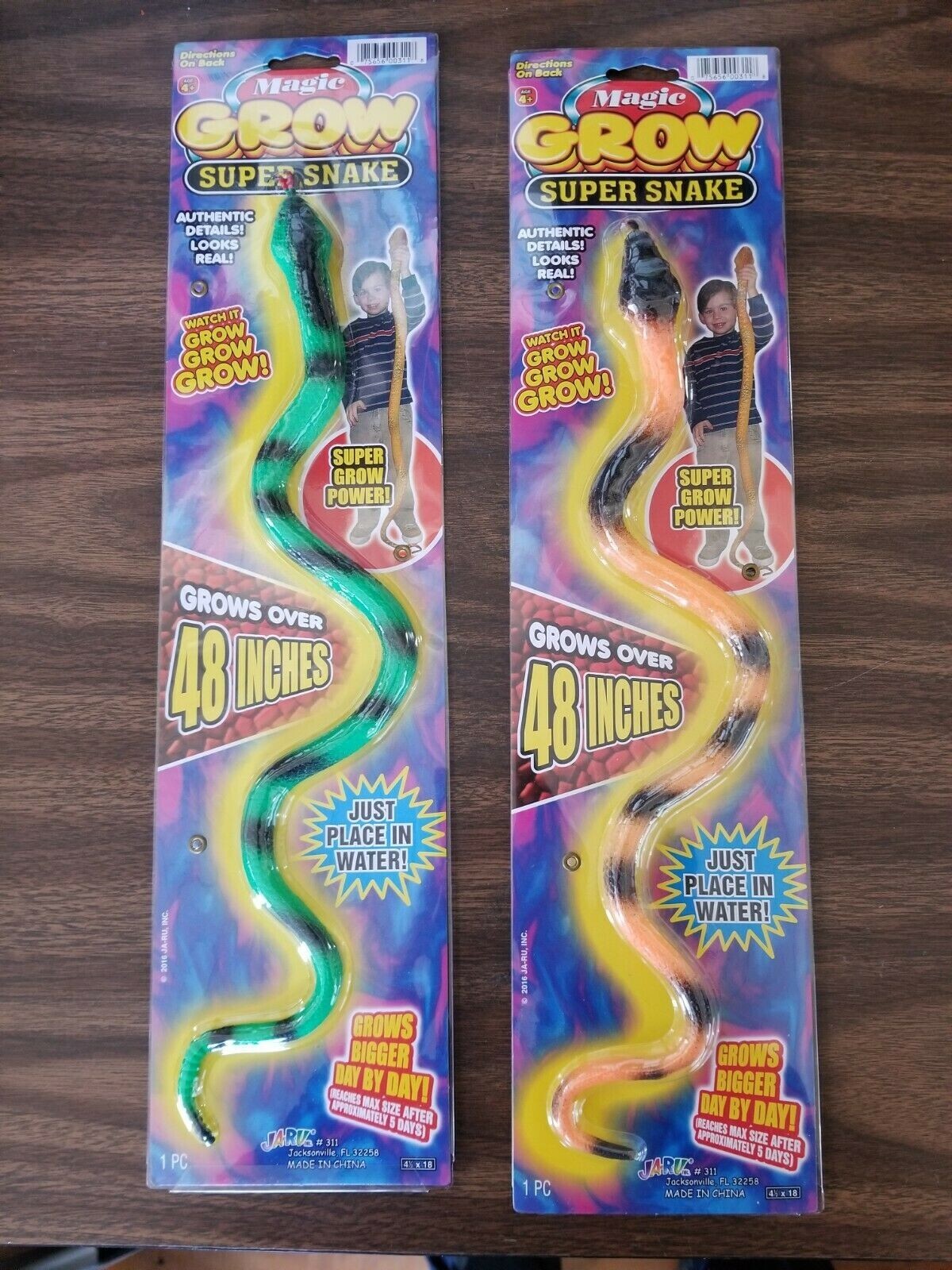 Magic Grow Super Snake (2 Pack) Grows Over 48 Inches! gallery