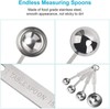 5PCS Measuring Spoons Set, Includes 1/8 tsp, 1/4 tsp, 1/2 tsp, 1 tsp, 1 tbsp gallery