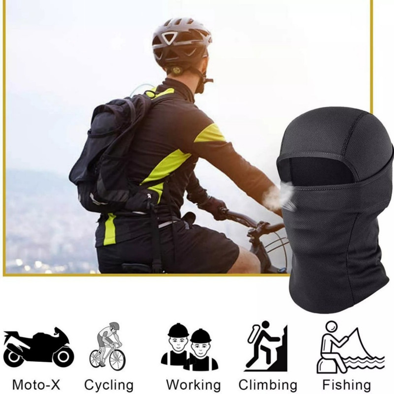 2 PCS Balaclava Face Mask Thin UV Protection Ski Sun Hood Tactical Masks-=+-* gallery
