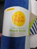 Sun Squad Travel Size Beach Towels 28”x58” 100% Cotton Pink/White And Blue/White gallery