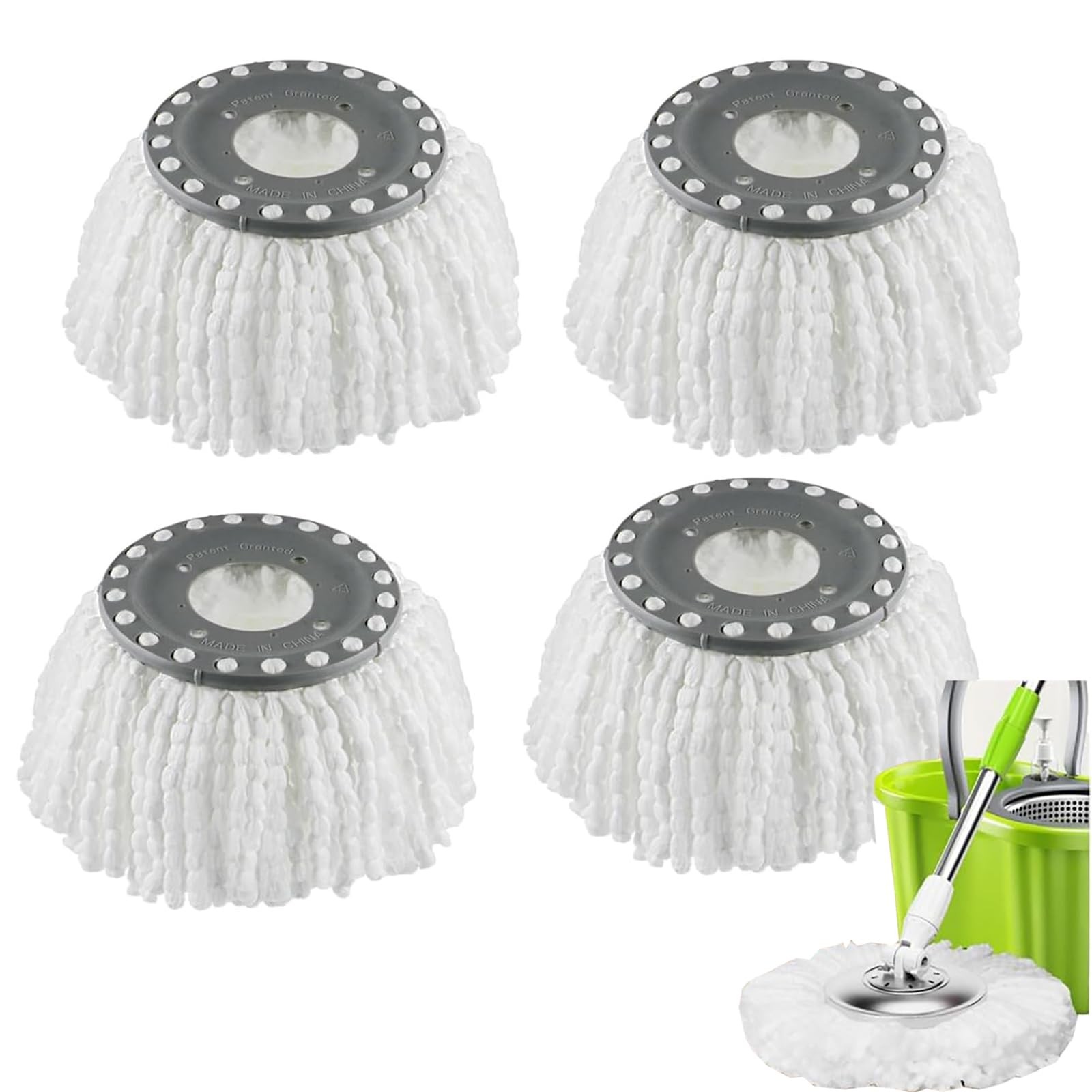 Spin Mop Heads Replacement Refill for Old Hurricane Mr.Clean 360 Spin Magic R... gallery