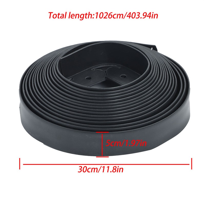 L-shaped Landscape Edging Border Kit 40 FT No-Dig Garden Edge Lawn Border gallery