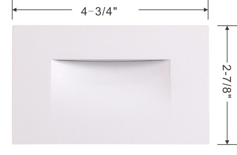120V Dimmable LED Step Light 3-Pack 3000K Warm White Indoor/Outdoor gallery