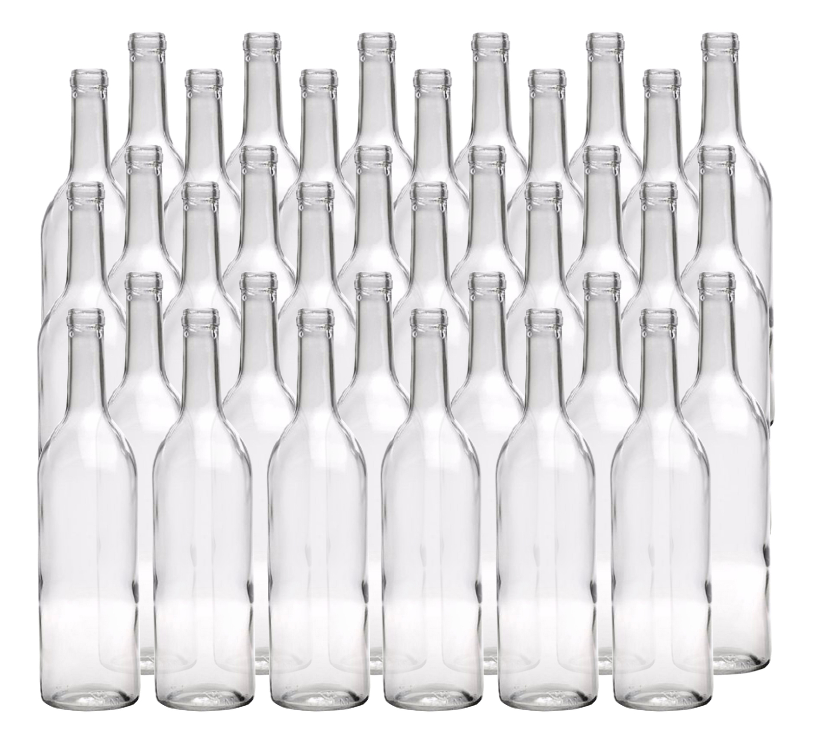 Home Brew Ohio 6 Gallon Bottle Set: Clear Claret/Bordeaux (36 Bottles) gallery