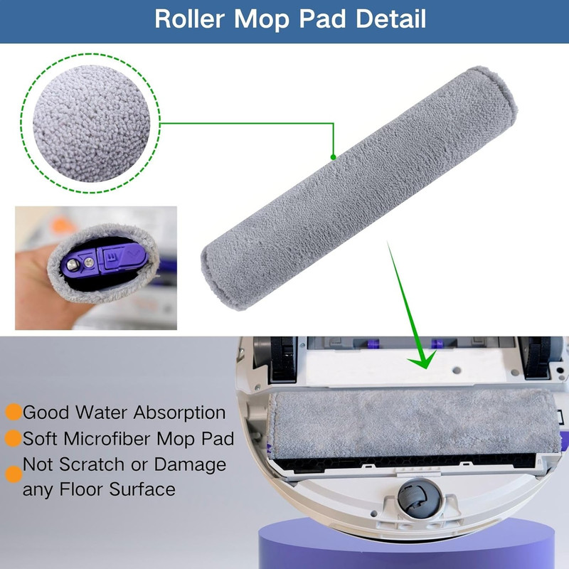 Replacement Accessories Parts Kit Compatible with Narwal Flow - Includes 8 Dust gallery
