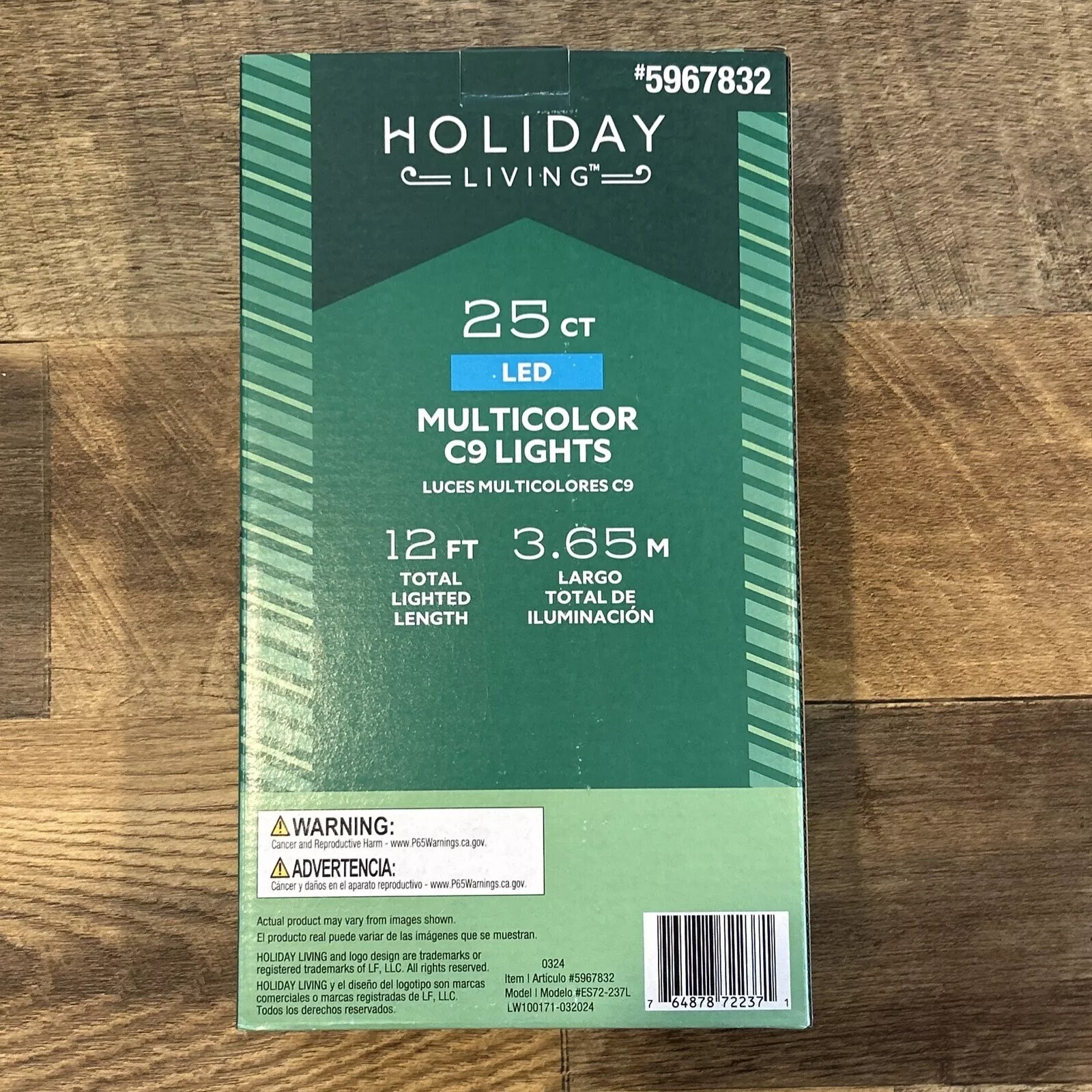 Holiday Living 25 Count LED Multicolor C9 Lights 12 Ft Light Length New 5967832 gallery