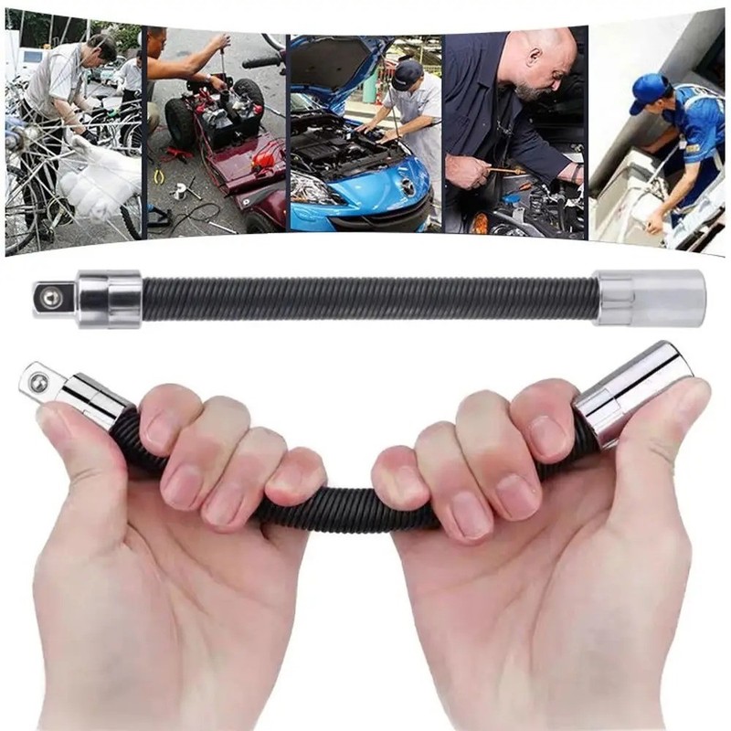 Flexible Socket Wrench Extension Bendable Impact Extension Wrench 1/4,3/8 or 1/2 gallery