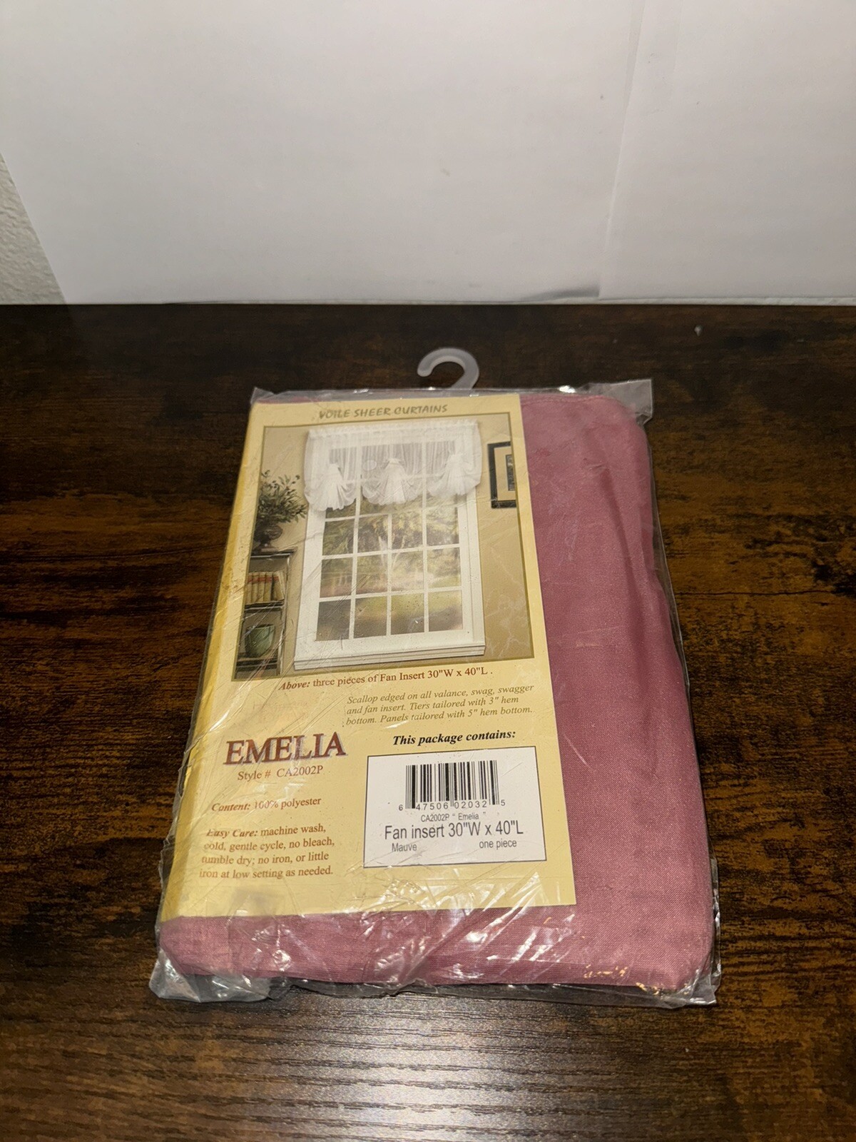 Emelia Original Voile Fan Insert, 30" W x 40" L Fan Insert 40"L Ecru gallery