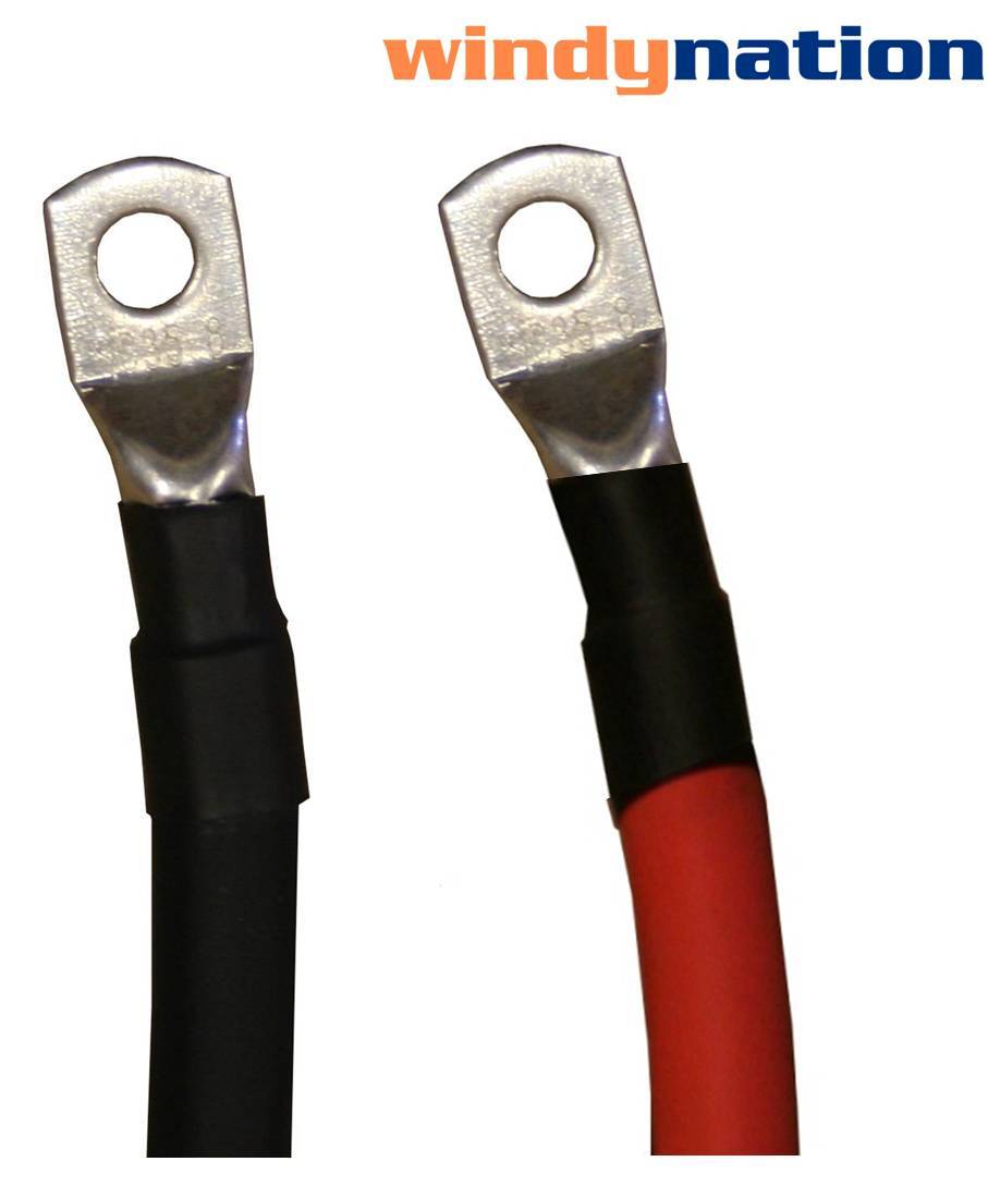 6 AWG Gauge Red Black 100% Copper Battery Inverter Cables Solar, RV, Car, Boat gallery