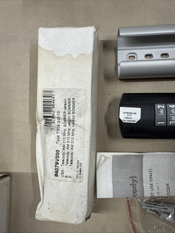 Sommer 4079V000 Wireless Handheld Keyless Entry Garage Door Opener 310 MHz gallery