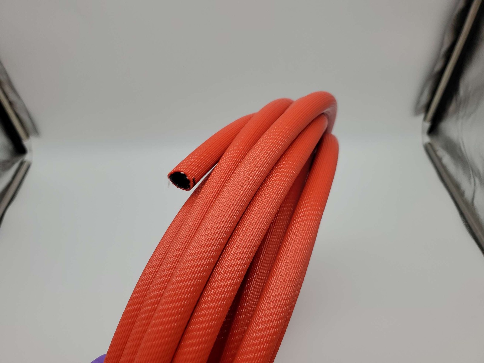 3/8" PVC Spray Hose 25FT 600PSI Water, Air, Chemicals Unisource 1360-038 Orange gallery