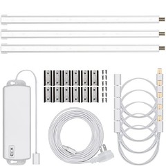 10in. Linkable LED Bright Strips, 825 Lumens, 2700K Warm White Light, 3 Pack