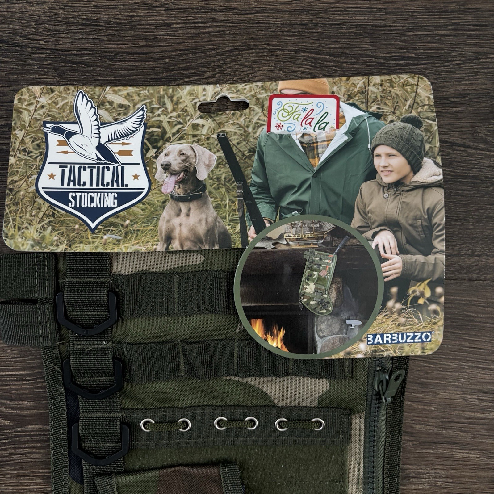 Military Tactical Christmas Stocking Camo Camouflage Mens Boy 20" Hunting Zipper gallery