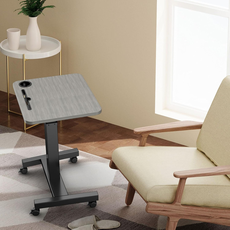 Mobile Standing Desk with Wheels, Elevating Table,Lift Desks for Home Office,Rol gallery