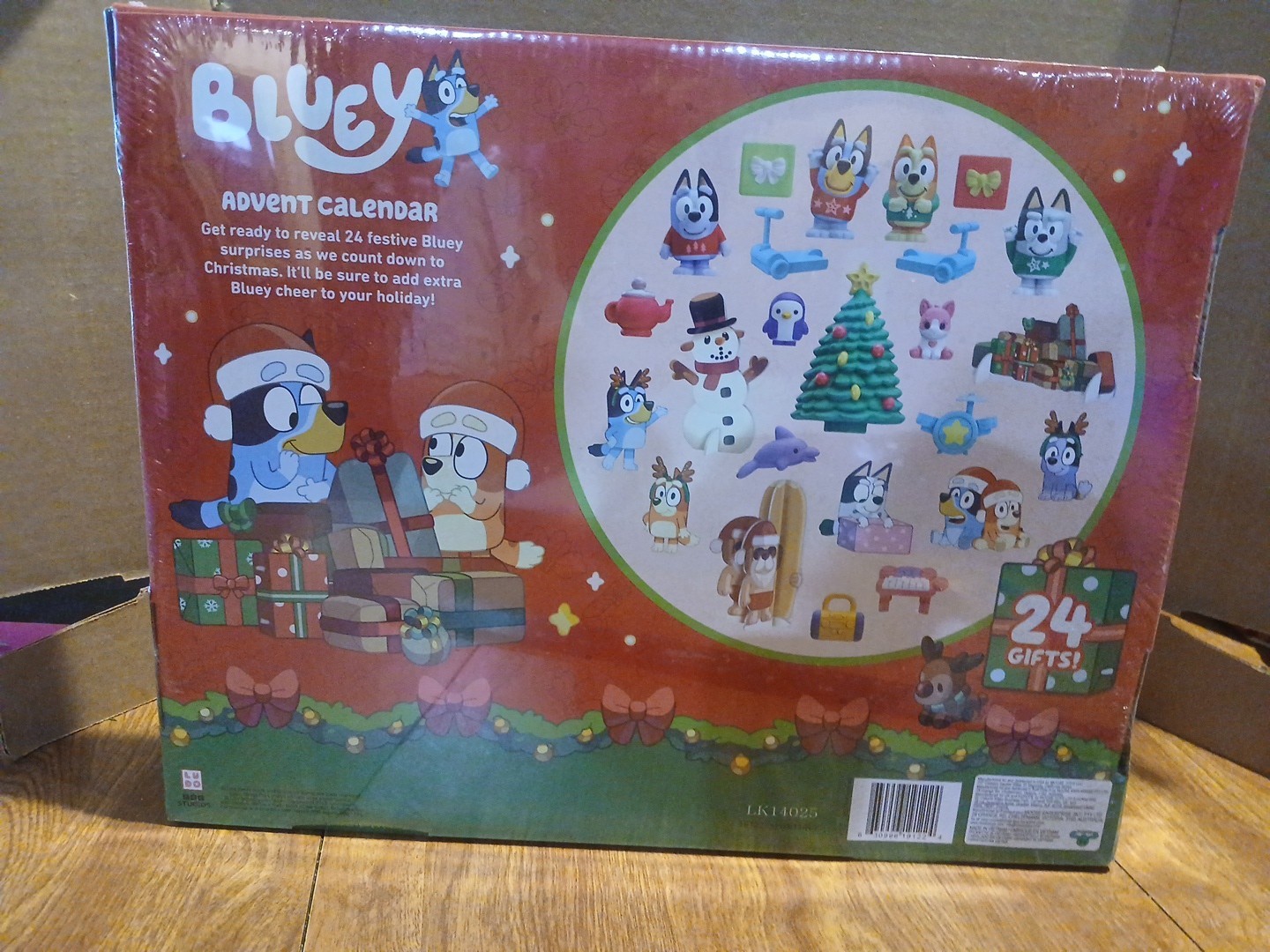 NEW Christmas Countdown Bluey Advent Calendar 24 Days Of Gifts Surprise gallery