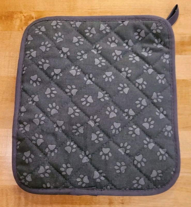 PEEPING FELINES BOB BOWDIGE CAT POTHOLDER- ASHDENE, CATS KITTENS PAWPRINTS- NWT gallery