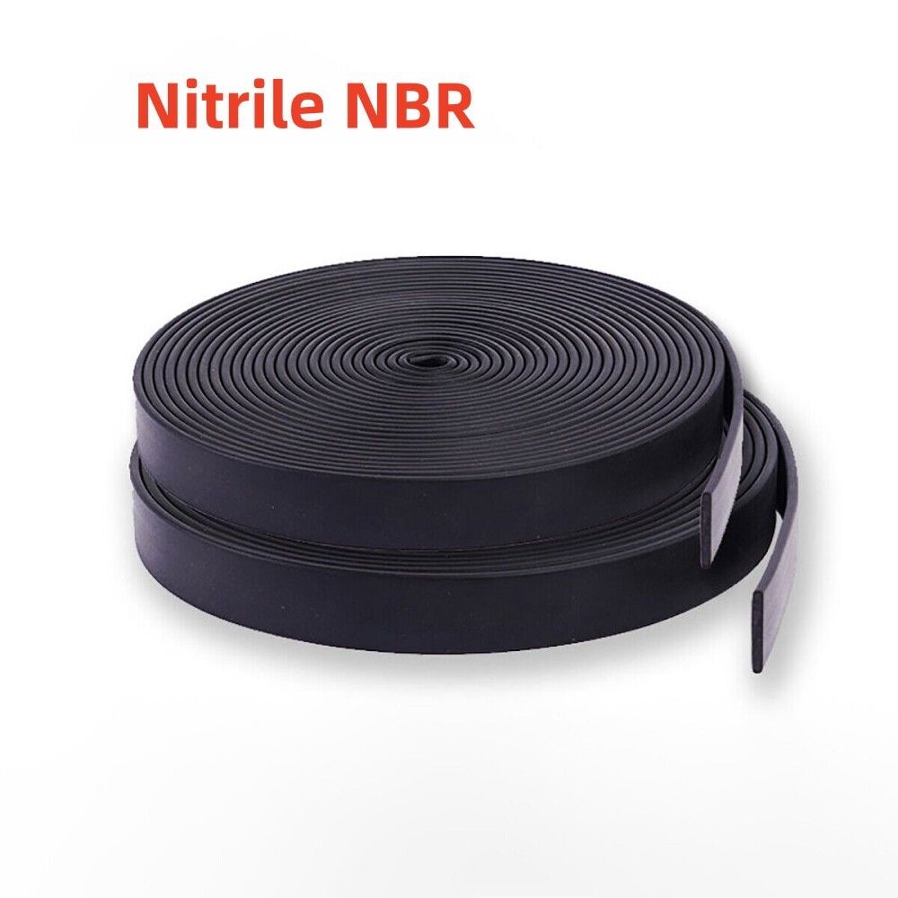 Various Sizes Of NBR Rubber Strips Available Solid Nitrile Rubber Strip gallery