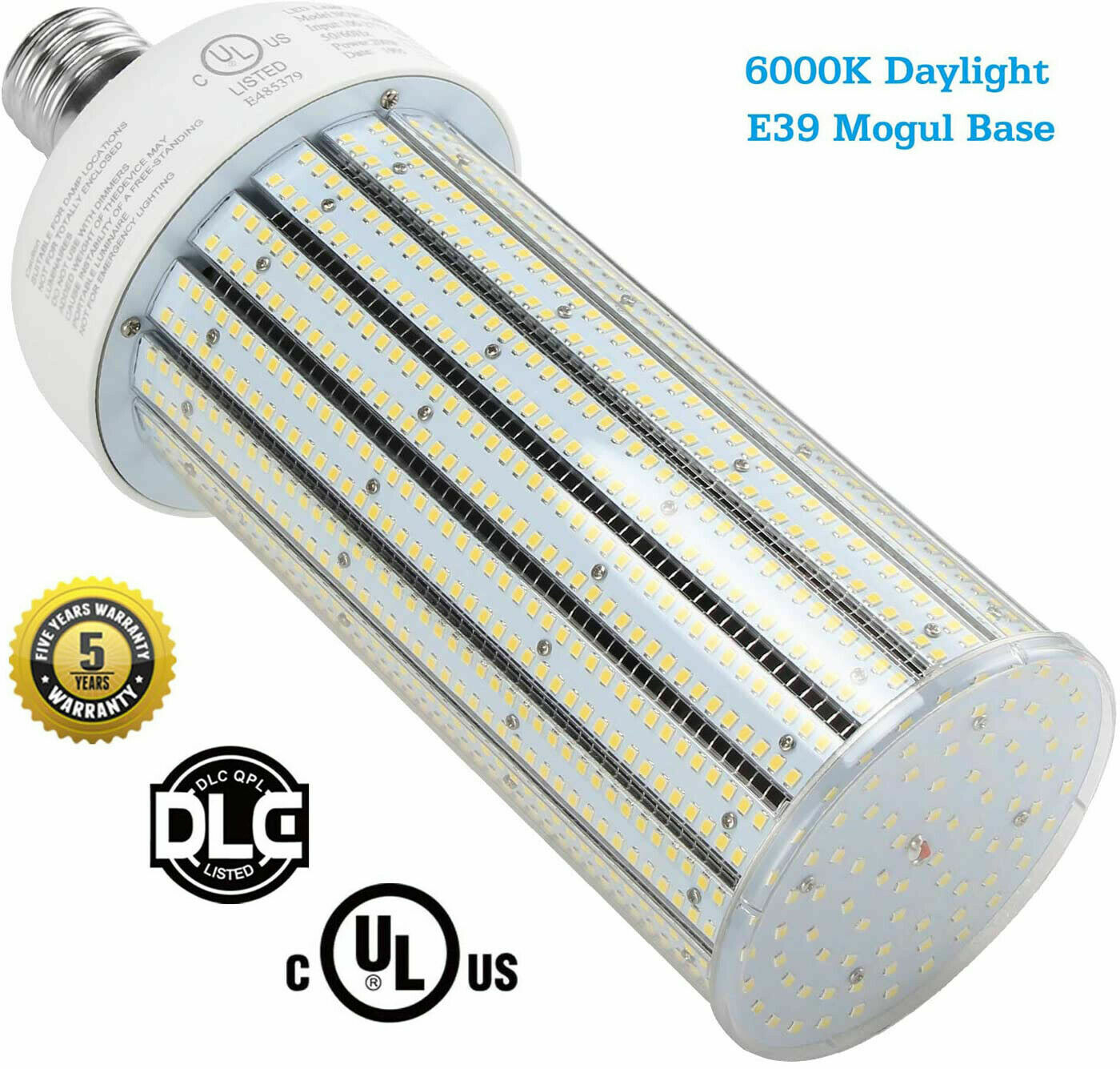 1000 Watt Metal Halide Replacement 200W LED Corn Light Bulb E39 6000K 100-277V gallery