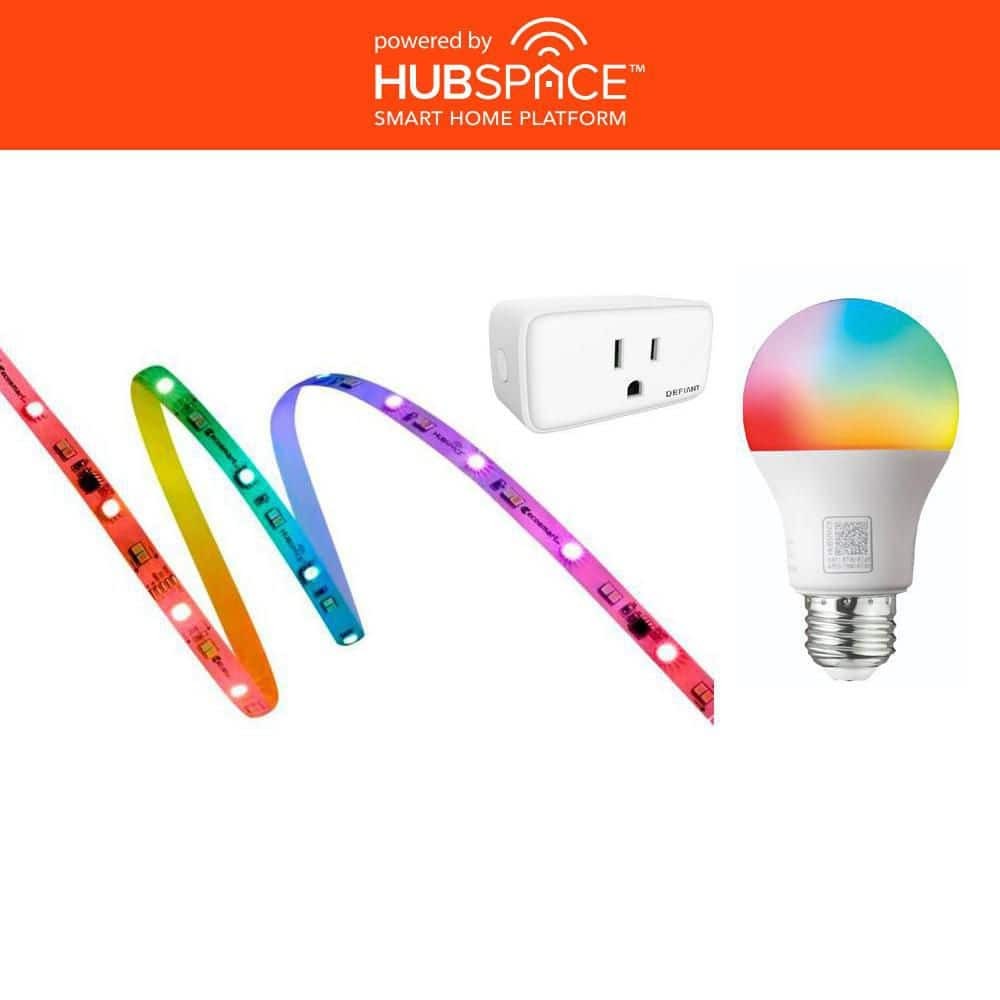 Smart Home Starter Kit Including Color Changing LED Strip Light Smart Bulb and gallery