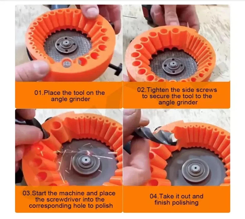 Angle Grinder Drill Bit Sharpener Tool for 2-13mm Bit Power Grinding Attachme US gallery