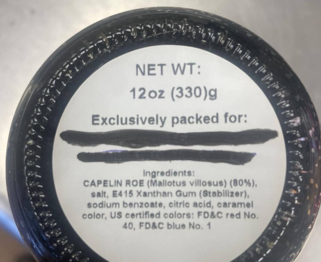 Royal Sweden LARGE JAR, Caviar CAPELIN ROE 12oz, 1 Jar For $30 !! US SELLER!! gallery