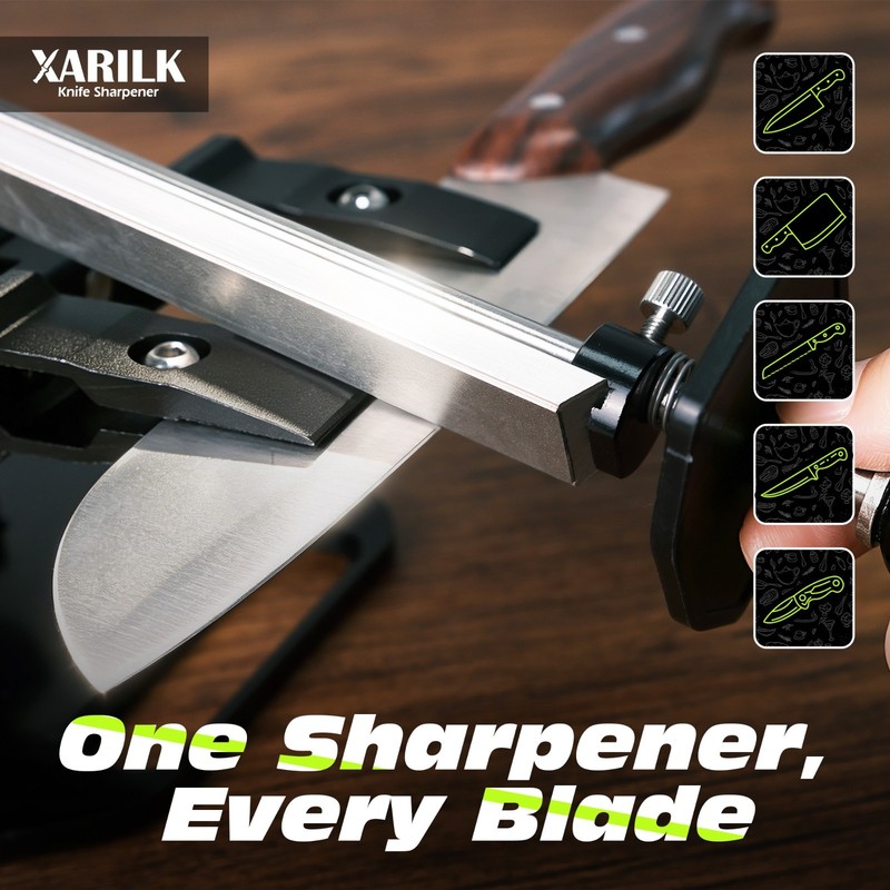 GEN4 Adjustable Guided Knife Sharpening System with 360° Flip Rotation gallery
