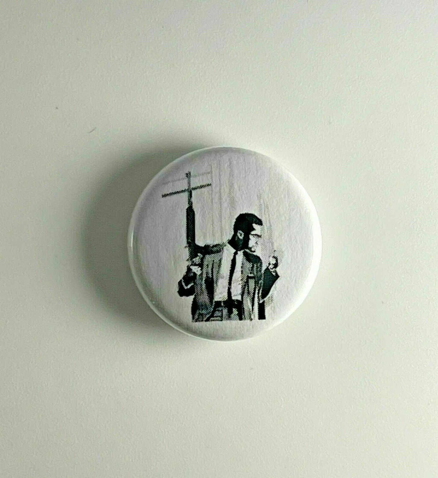 Malcolm X 1” Button M008B Pin Badge gallery