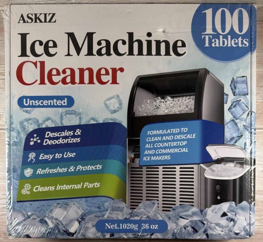 100 Pack Ice Machine Cleaner Descaler Tablets-Ice Maker Cleaner gallery
