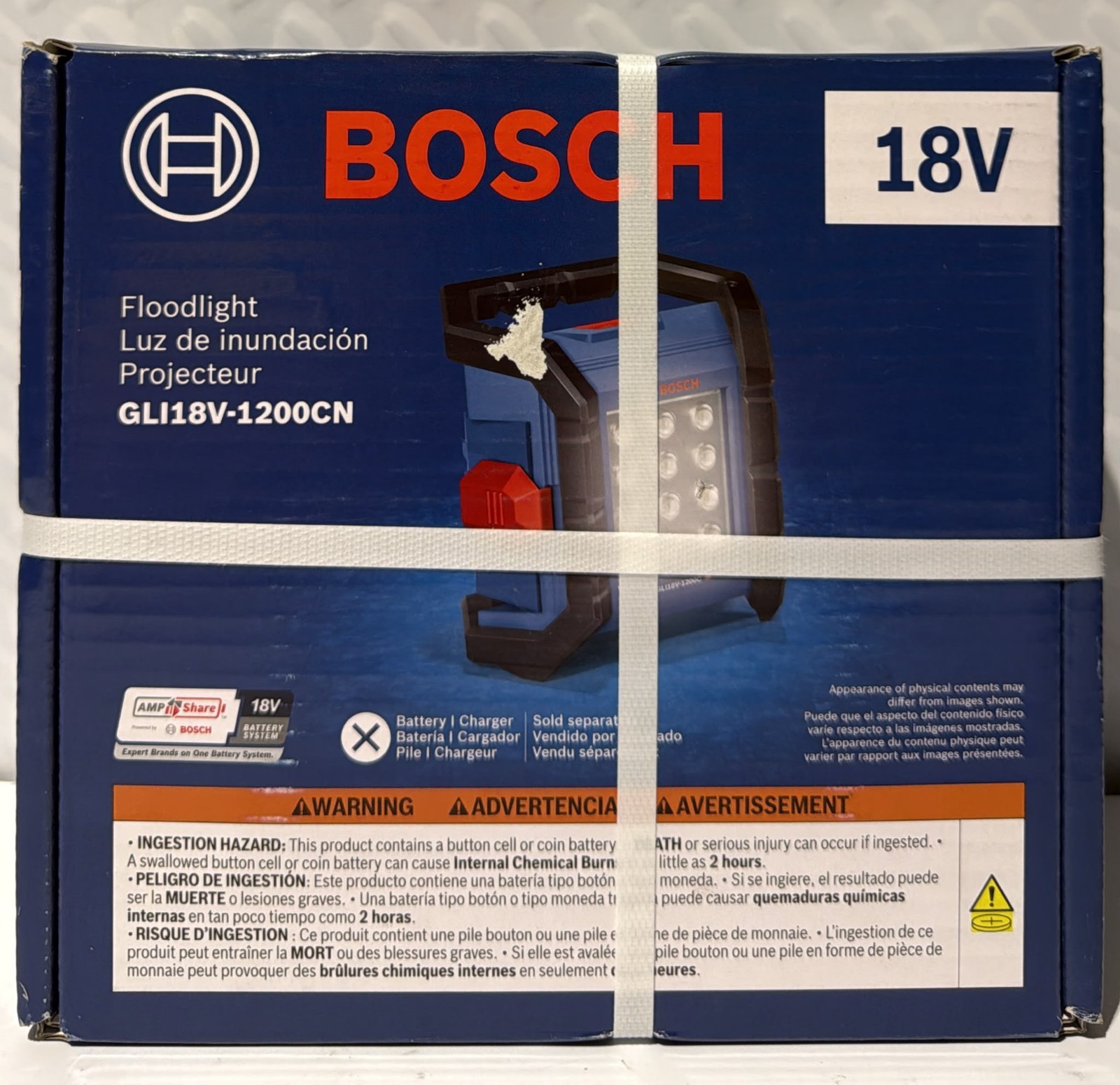 Bosch 18-volt Lithium ion (Li-ion) Cordless 1200-Lumen LED PowerTool Flashlight gallery