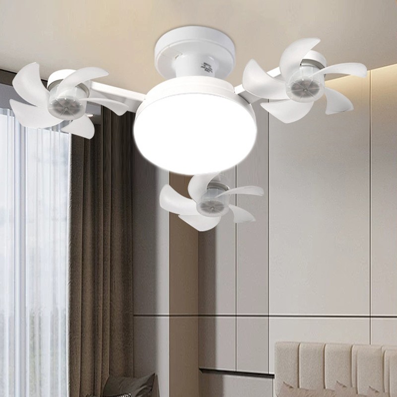 Ceiling Fan with Light& Remote E26 E27 3 Speeds 3Colors 2 Timers Quiet Foldable gallery
