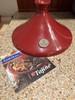Emile Henry Burgundy Ceramic Tagine 3.7 Qt 55.32 France gallery