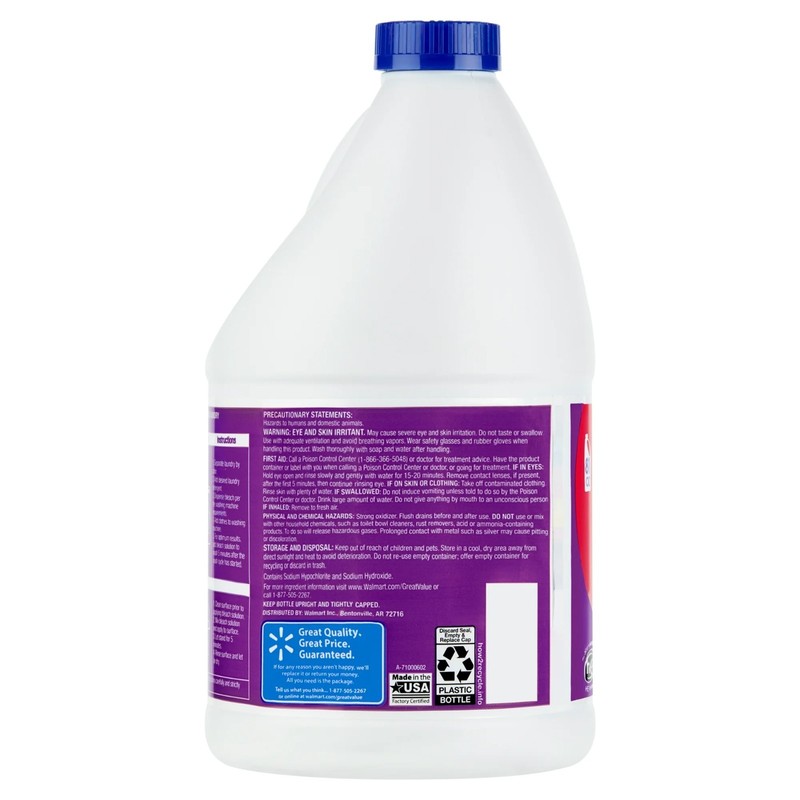 (3 pack) Great Value Low Splash Bleach, Lavender Scent, 81 fl oz gallery