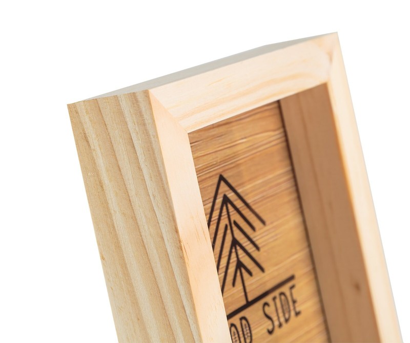 Rustic Colorful Wooden Picture Frames - Natural Solid Wood with Thick Borders gallery