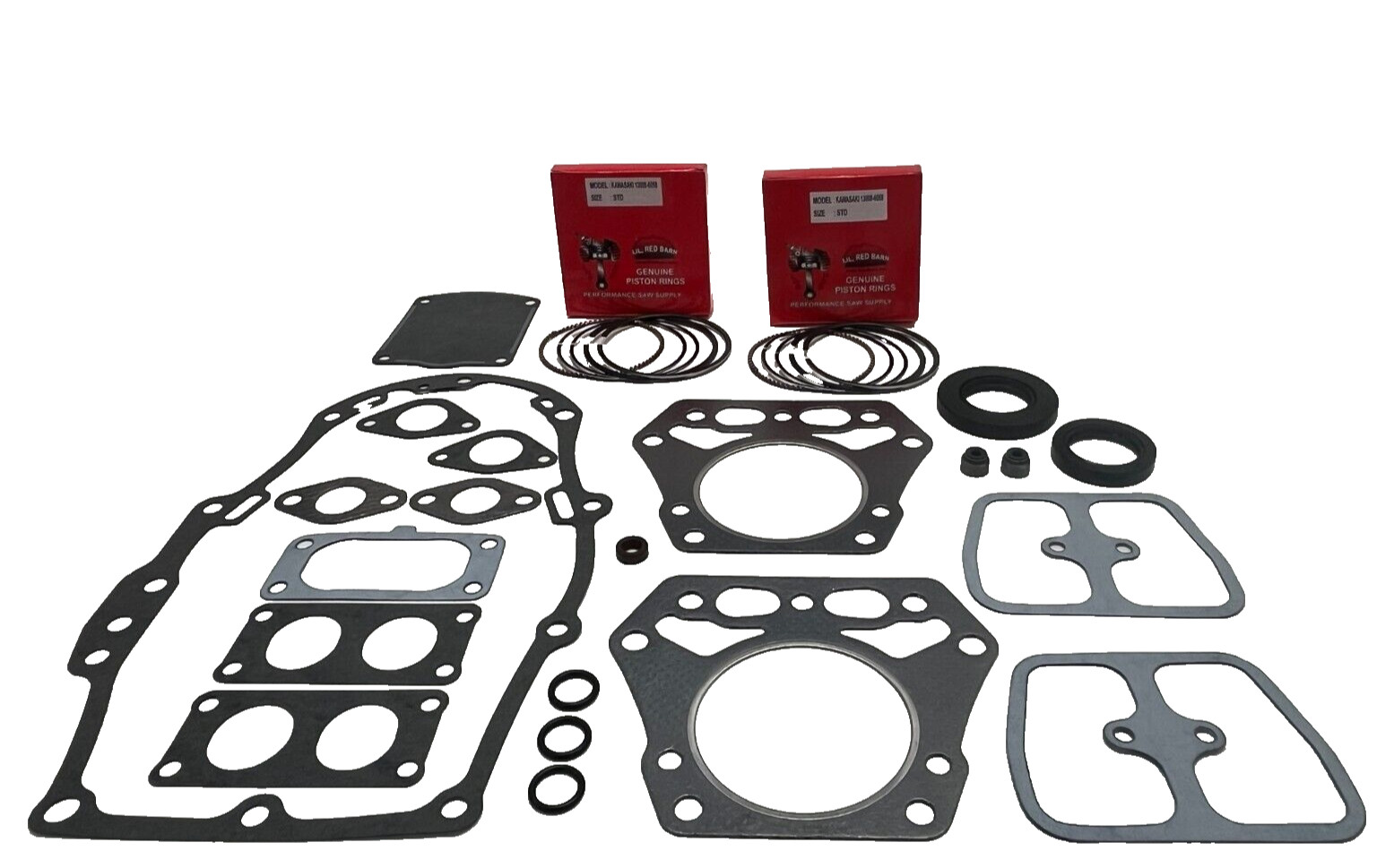 2 STANDARD PISTON RING SETS FH601V FH641V FH680V FH641D FH680D FH721V FH721D gallery