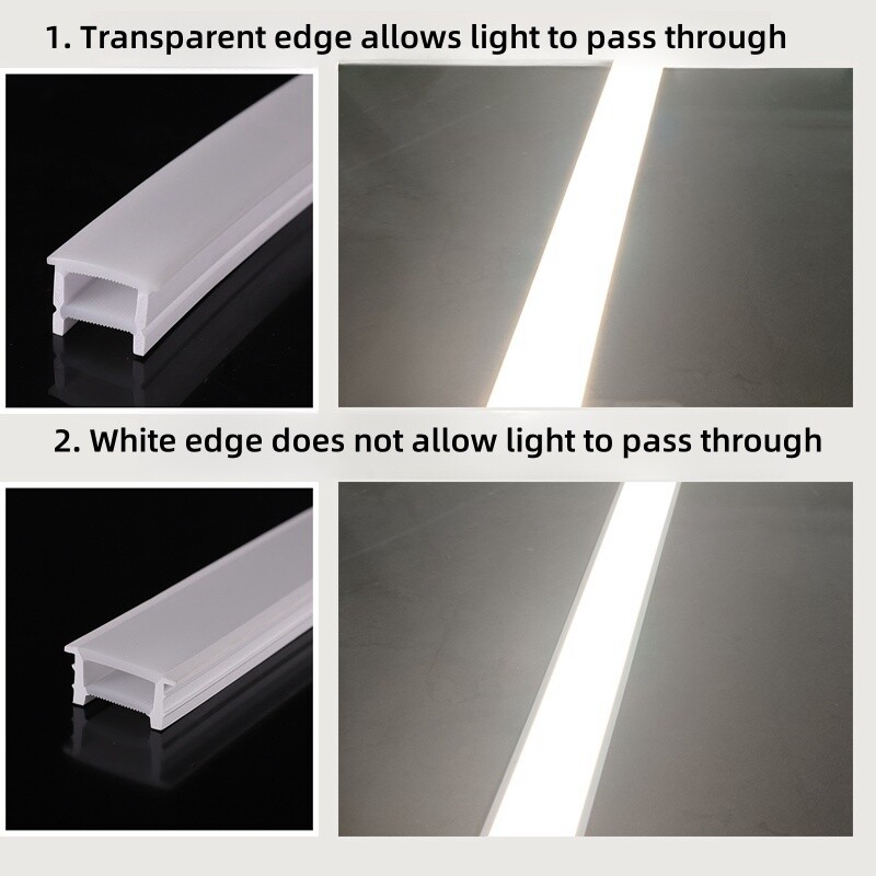 Silicone LED Channel Flexible Cuttable Mounting Holder Tube for COB LED Strip gallery