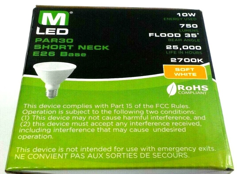 MaxLite 75W Replacement 10W LED Dimmable 2700K Soft White 750 Lumens Lot Of 2 gallery