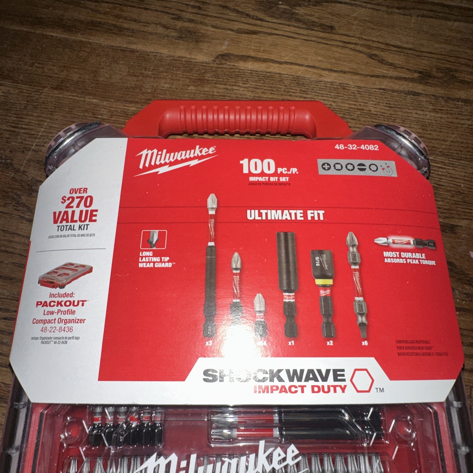 Milwaukee 48-32-4082 100PC Shockwave PACKOUT Kit. Brand New, Sealed! gallery