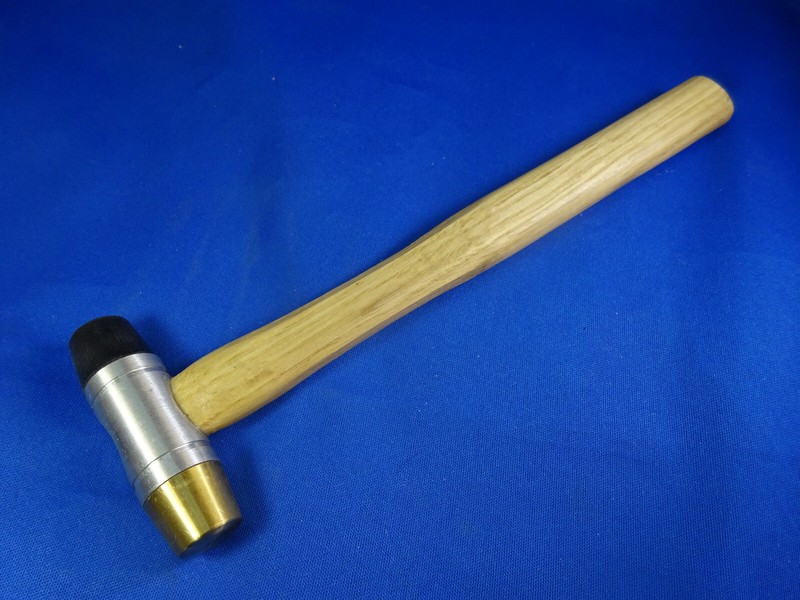 5 in 1 Interchangeable Hammer, Brass Copper Nylon Plastic Rubber Heads Gun Smith gallery