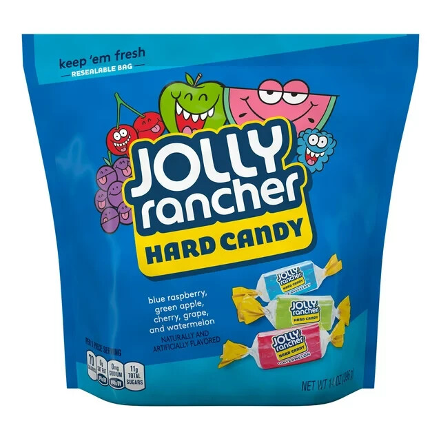 Jolly Rancher Assorted Fruit Flavored Hard Candy, Resealable Bag 14 oz gallery