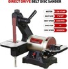BUCKTOOL 1"x30" Bench Belt Sander with 5" Disc,1/3HP Benchtop Belt Disc Sander gallery