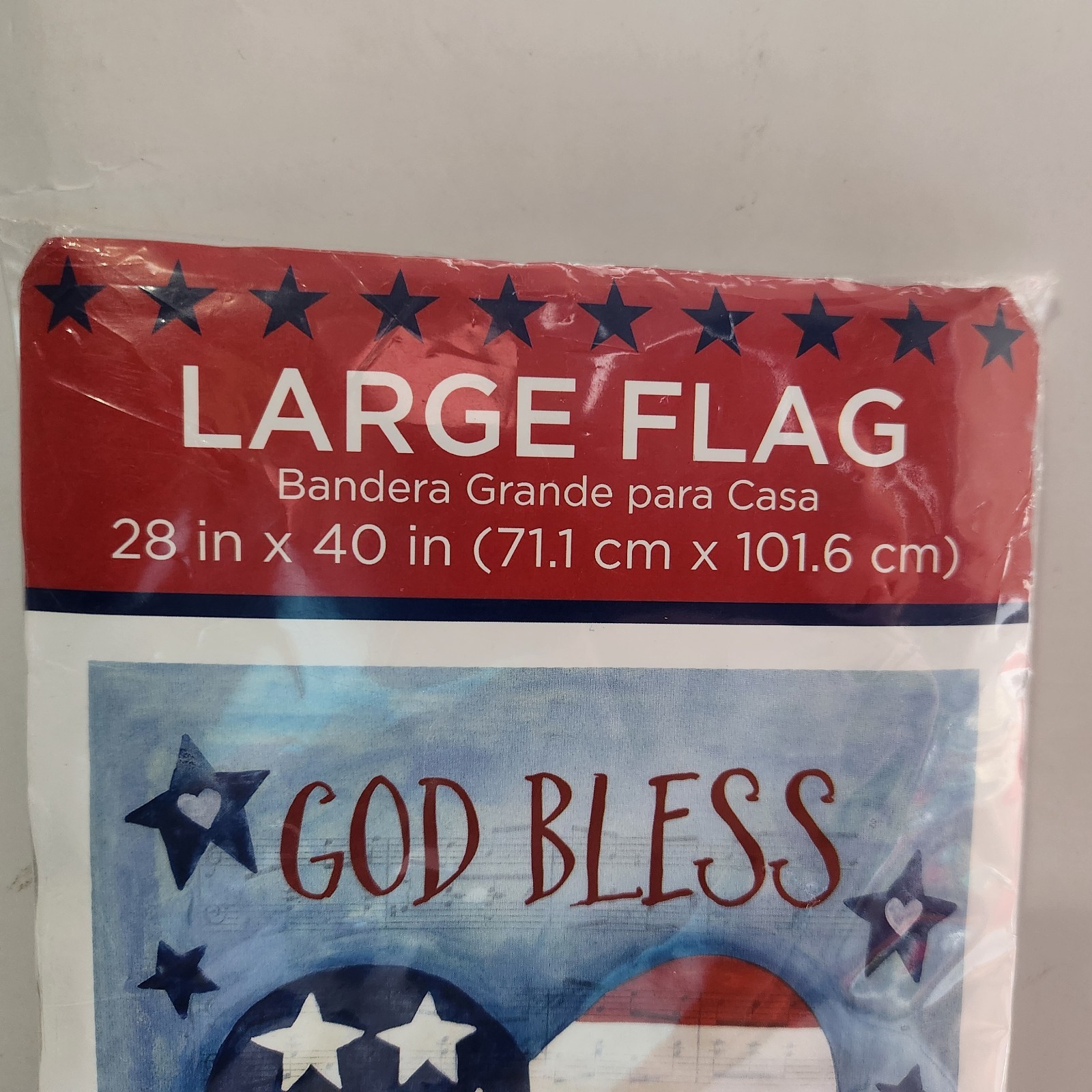 WinCraft God Bless America Large Garden Flag 28 x 40 Inch Patriotic 4th July USA gallery
