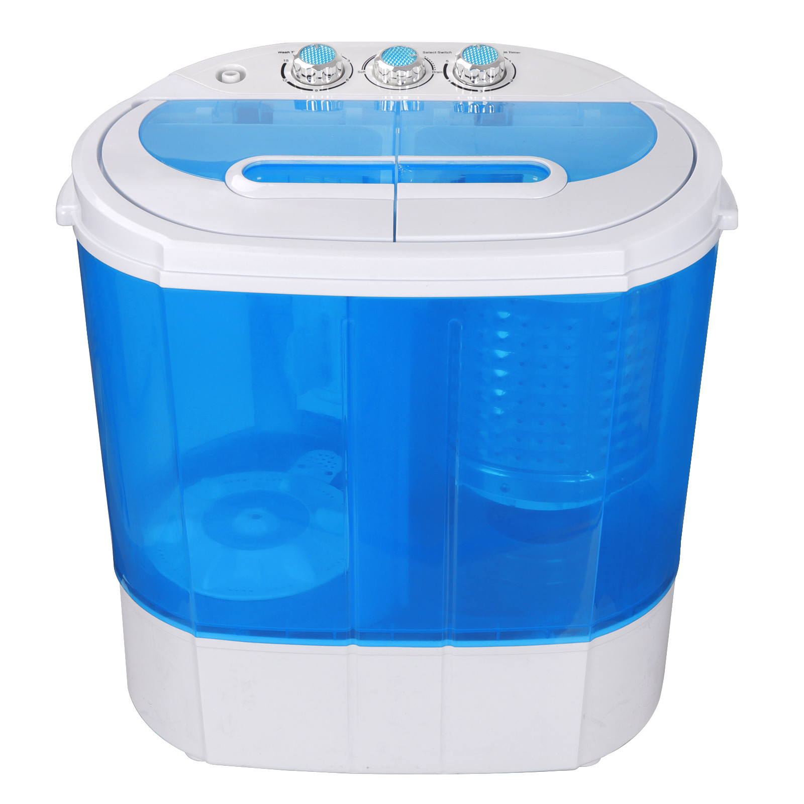 Portable Washing Machine Compact lightweight 10lbs Washer w/ Spin Cycle Dryer gallery