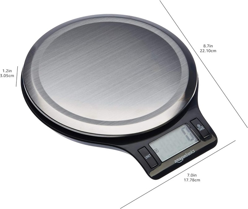 Digital Kitchen Scale with LCD Display,Batteries Included,Weighs up to 11 pounds gallery