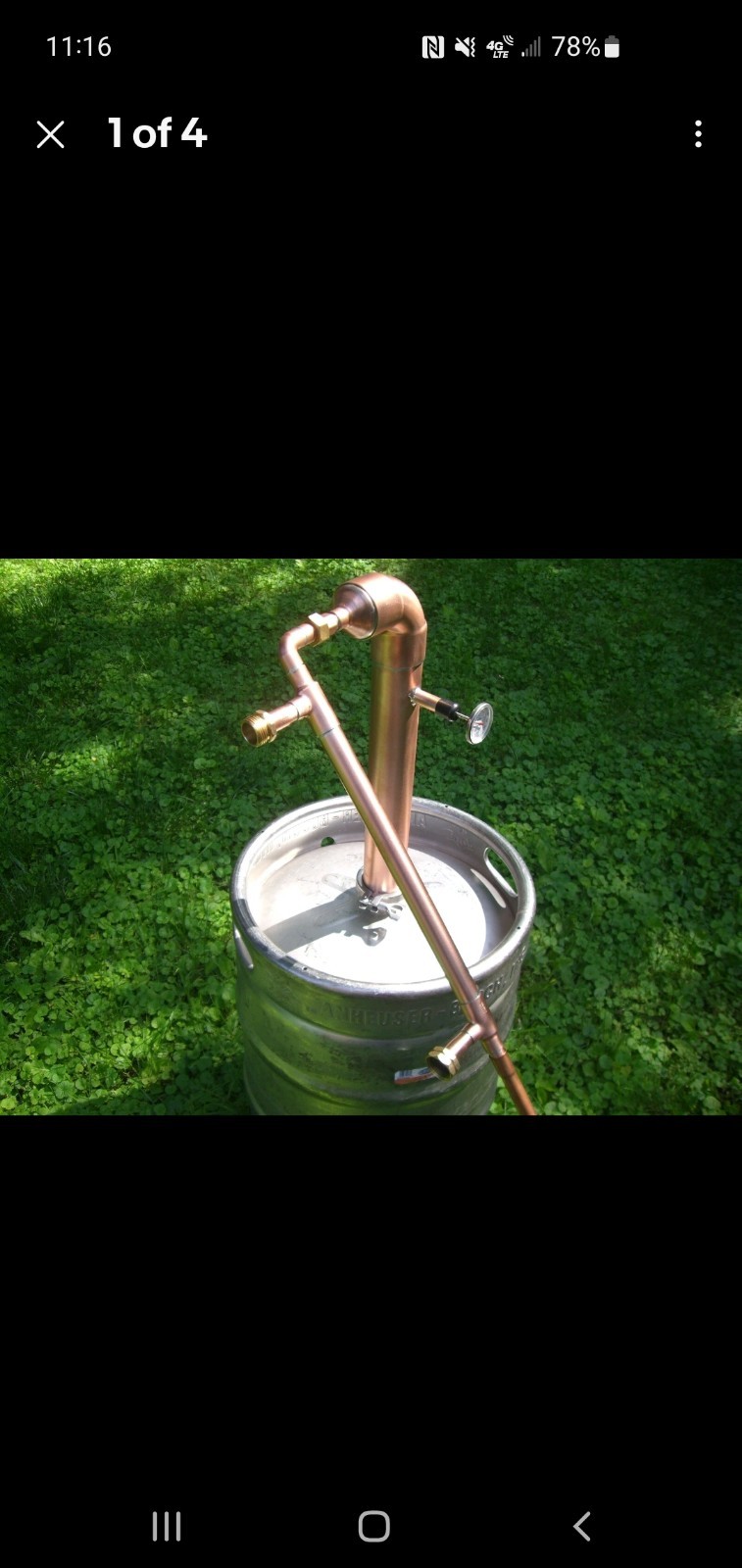 2" inch Copper Moonshine Pot Still Distillation Column gallery