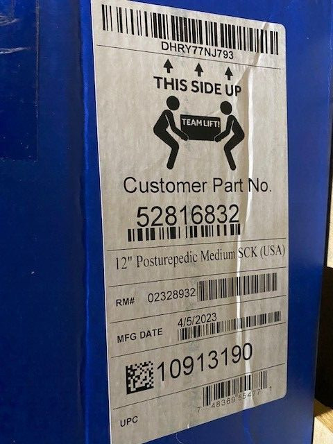 Sealy Posturepedic Foam Paterson Medium Tight Top Split California King Mattress gallery