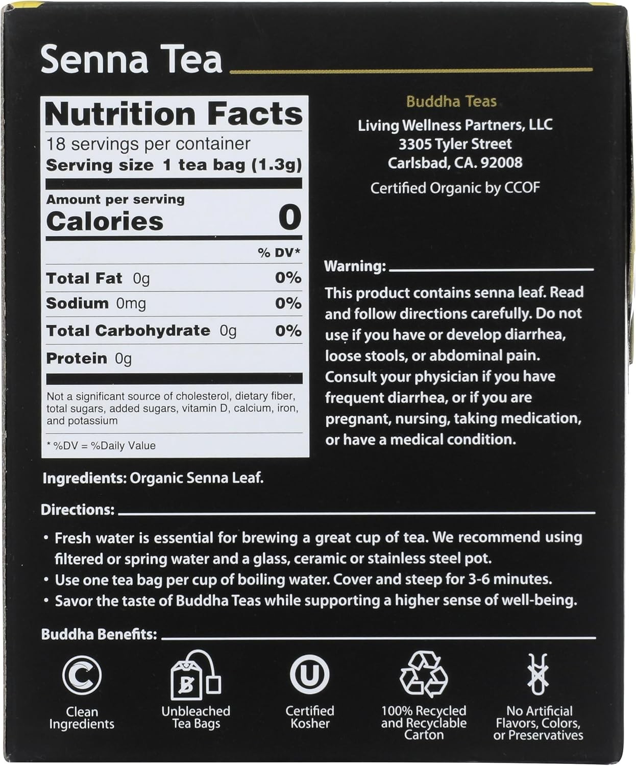 - Organic Senna Tea - Herbal Tea - for Health & Wellbeing - with Vitamins, Miner gallery