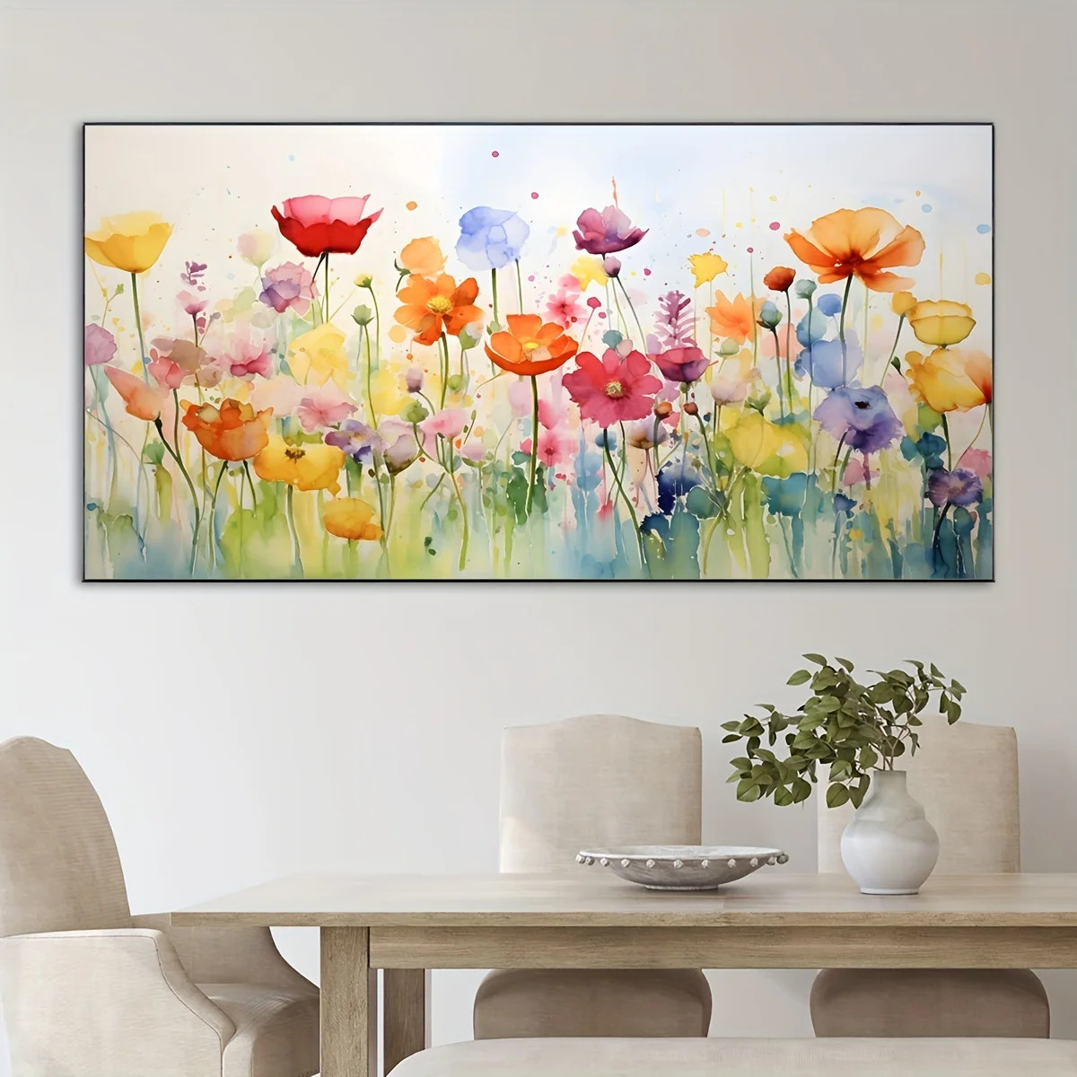 Flowers Floral Abstract Canvas Prints Poster Canvas Painting Canvas Wall Art gallery