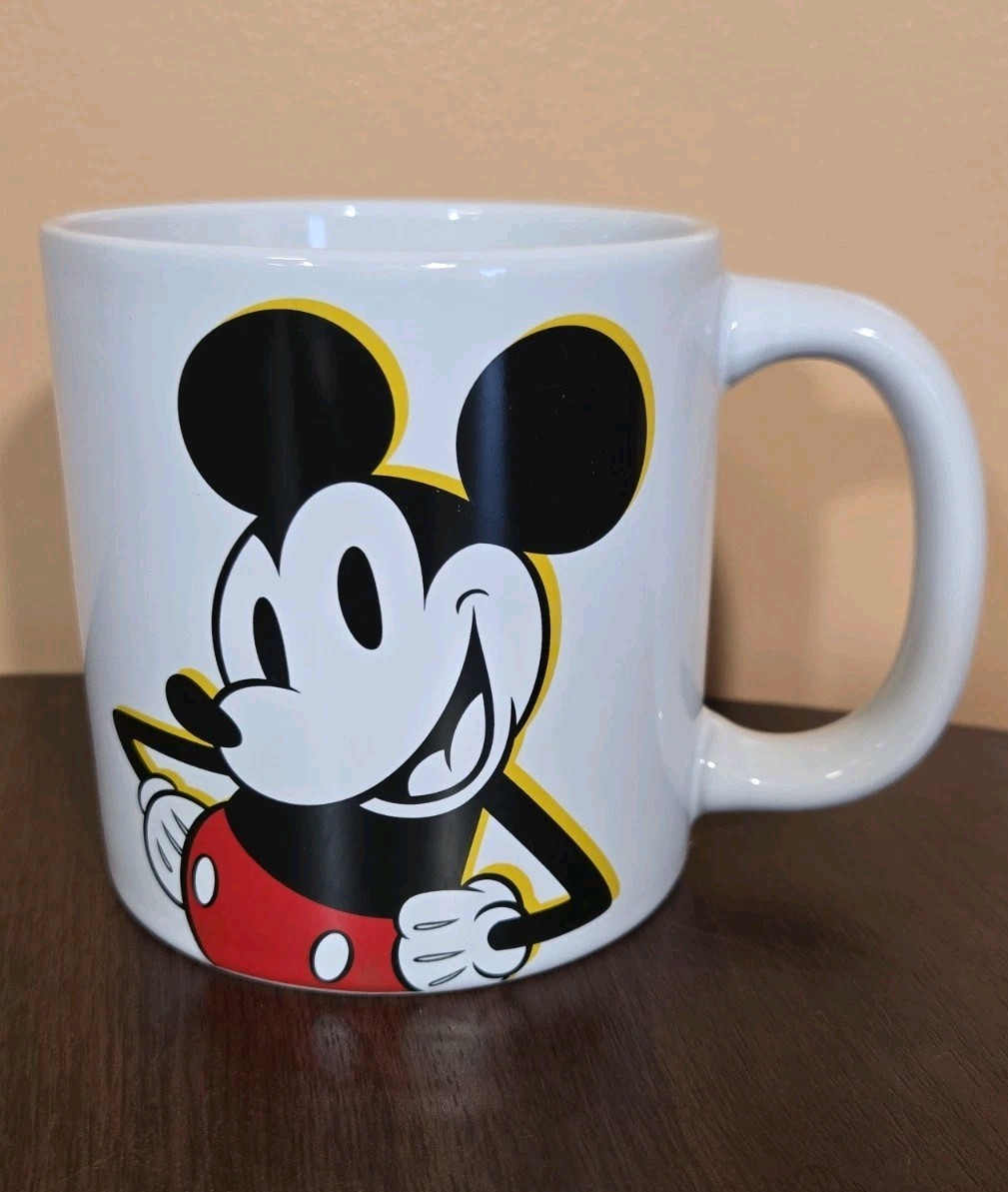 Large 16oz Disney Memories Bioworld Mickey Mouse Collage Coffee Tea Cup Mug gallery